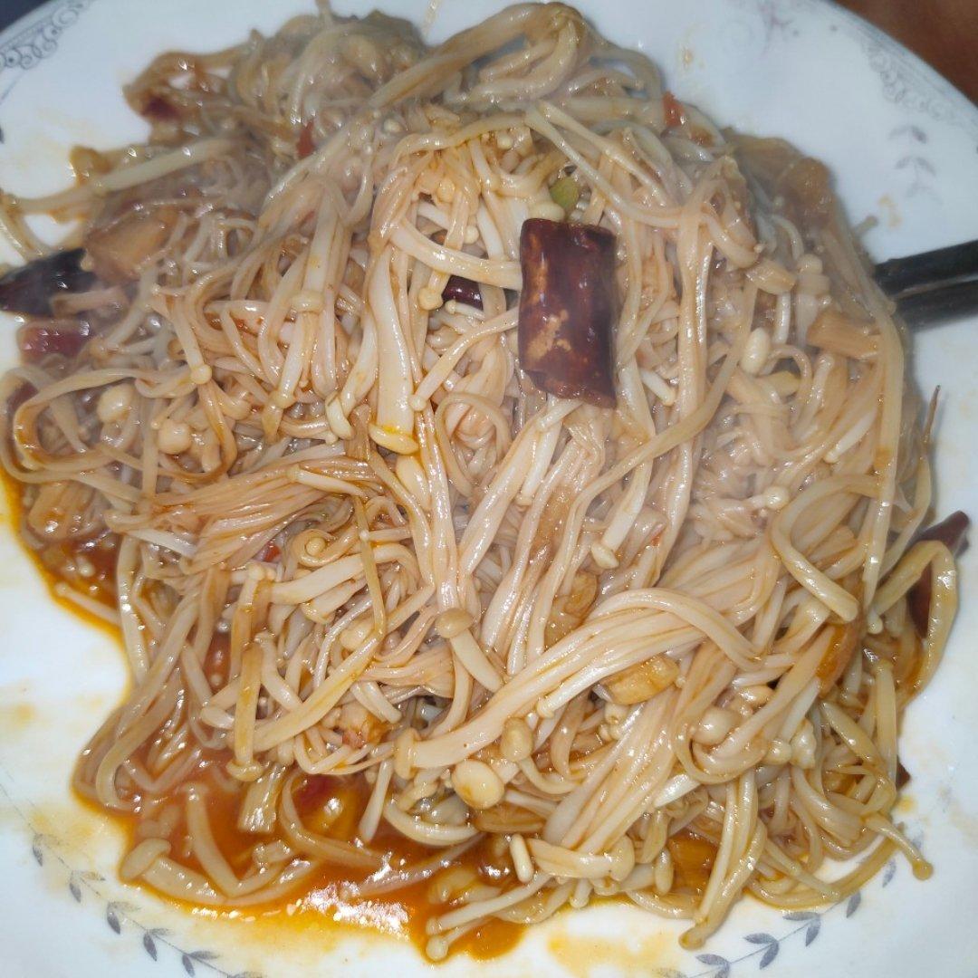 酱炒金针菇
