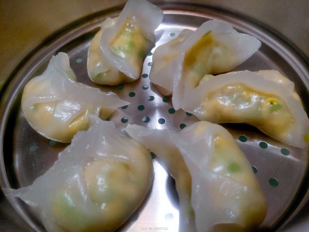 鲜虾青菜水晶饺【曼食慢语】