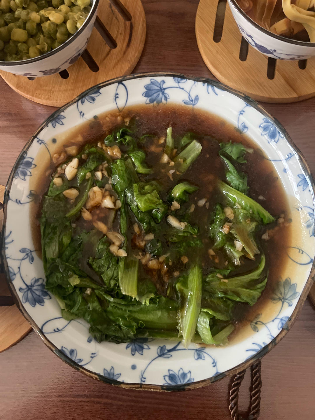 蚝油生菜（翠绿及摆盘秘诀）