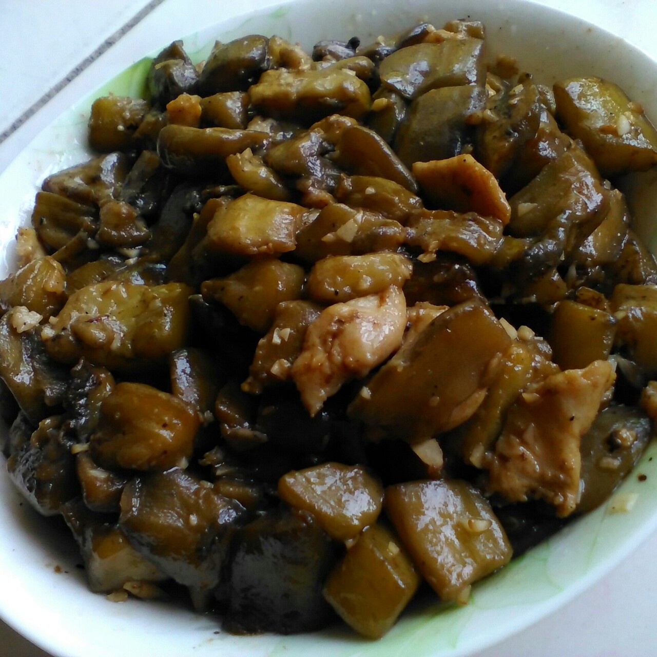 老丁的私房菜-油焖茄子