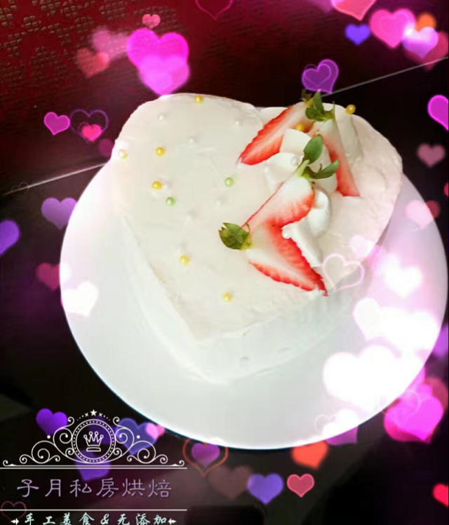 《Tinrry+》草莓奶油蛋糕（8寸配方）