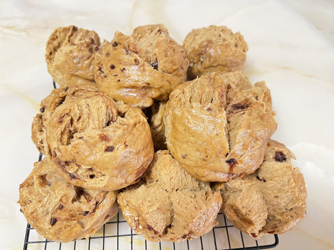 妥妥的红糖开花馒头