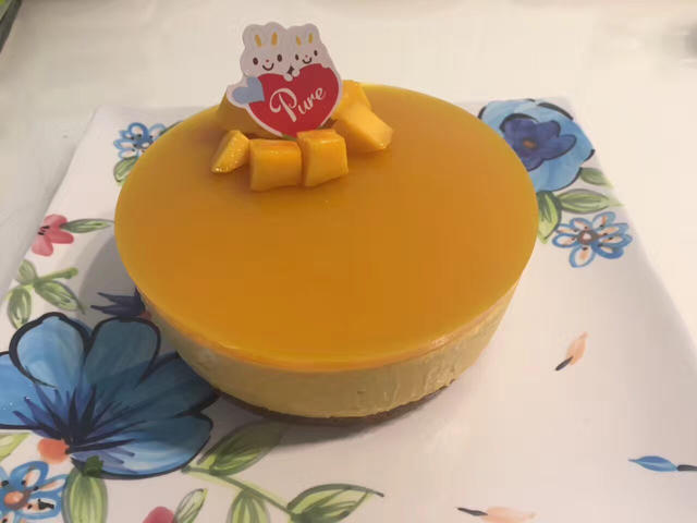 芒果冻芝士蛋糕