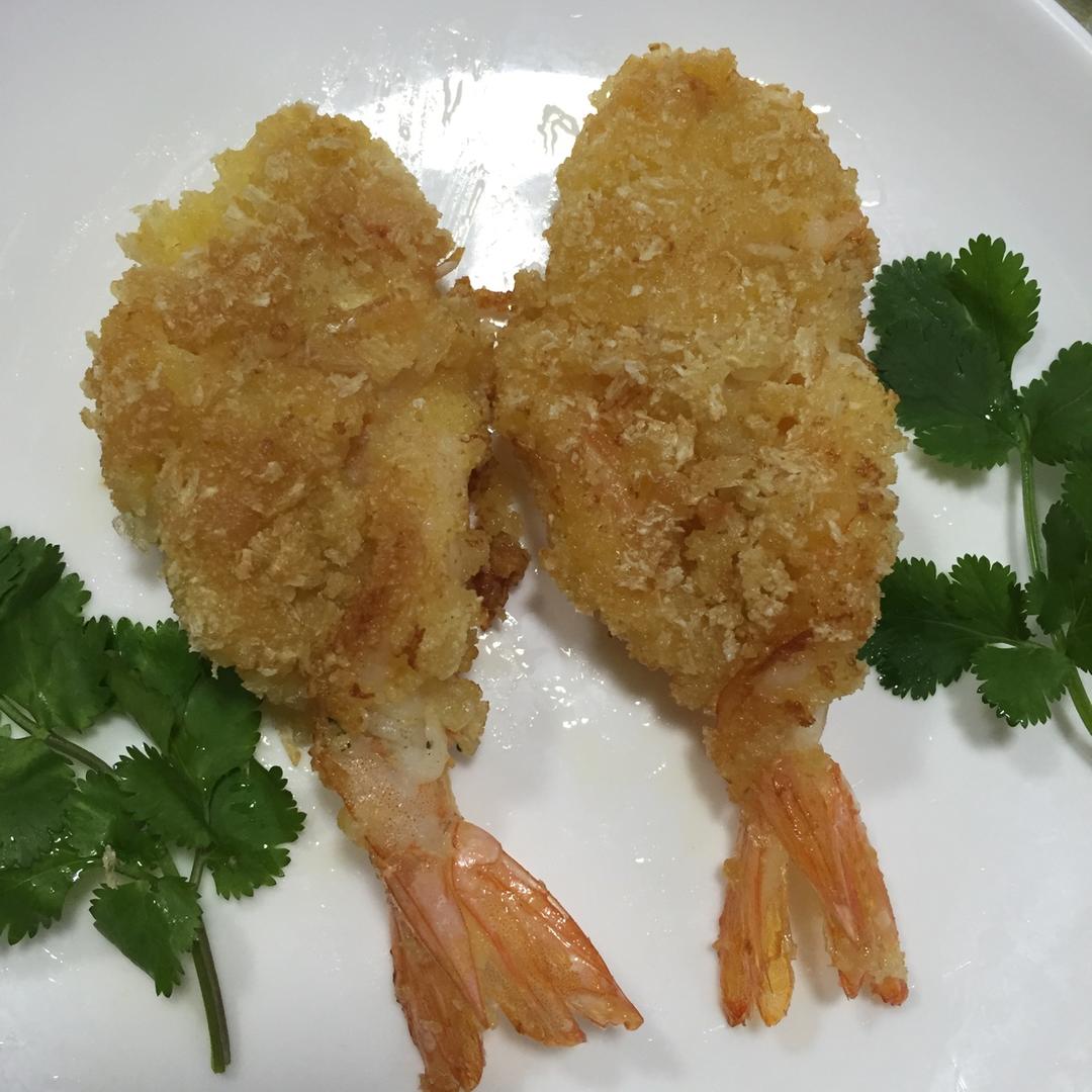 面包糠炸虾