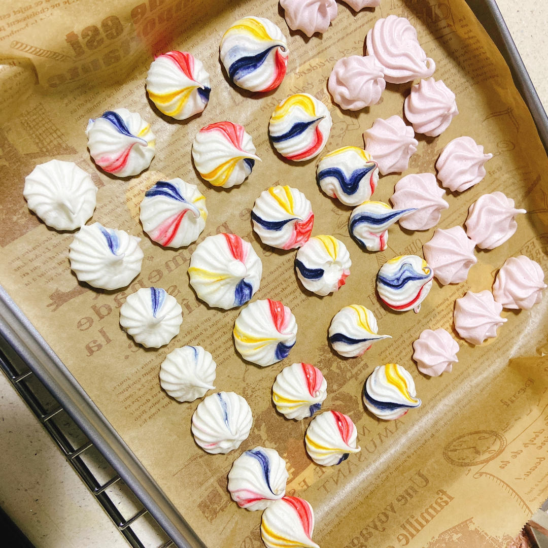 如何做出有棱有角+色调美美的蛋白糖