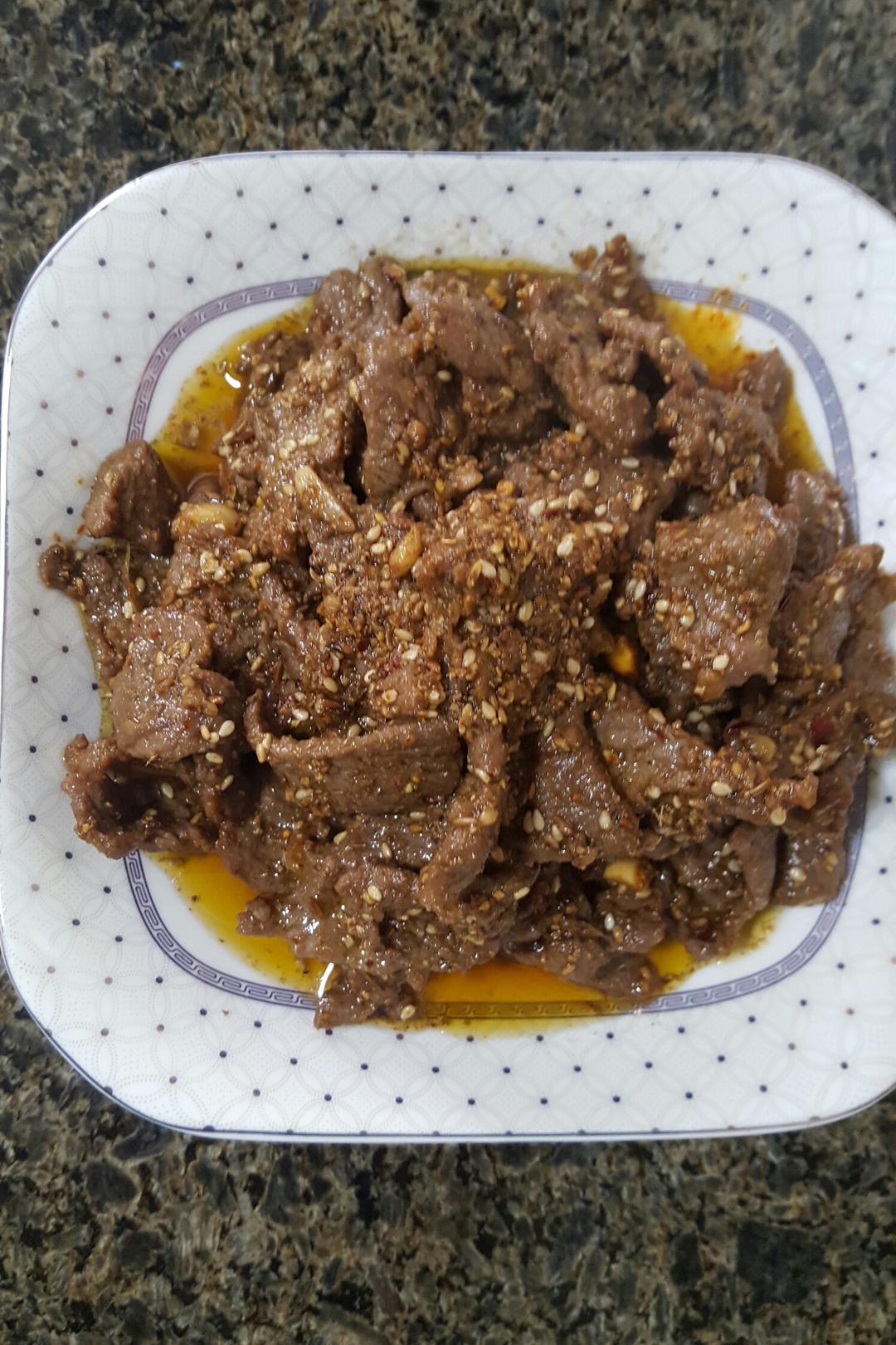 云儿飞cq做的孜然牛肉