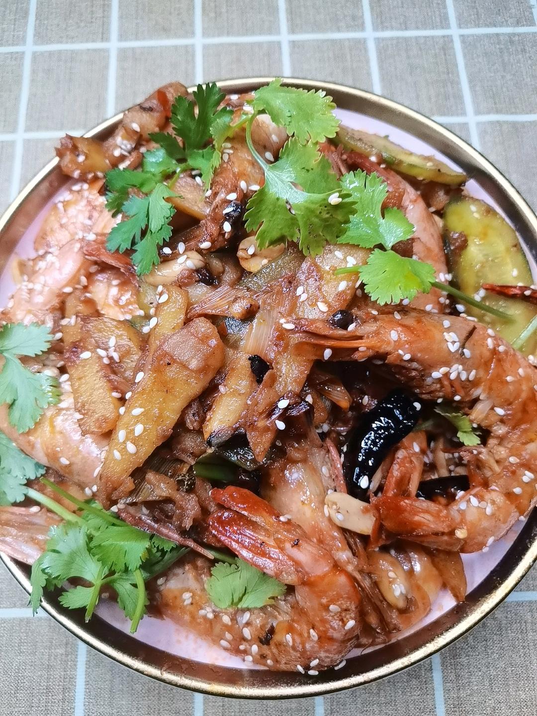 干锅香辣虾