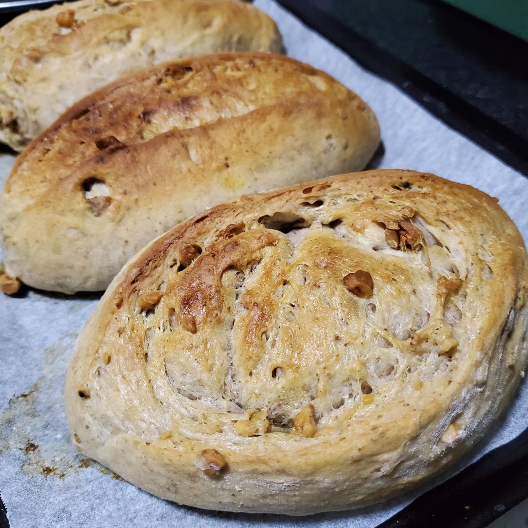 法式焦糖核桃软欧包