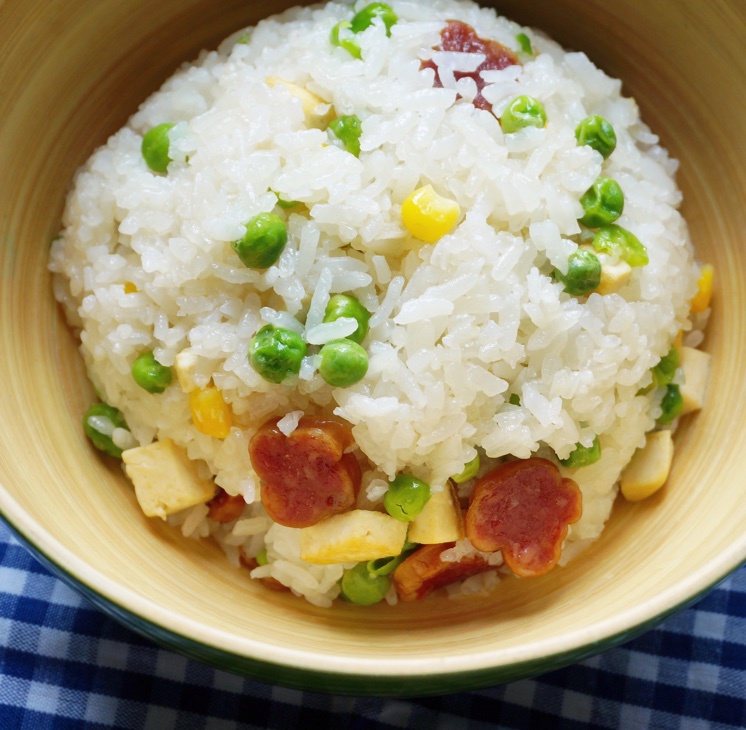 豌豆咸肉糯米饭