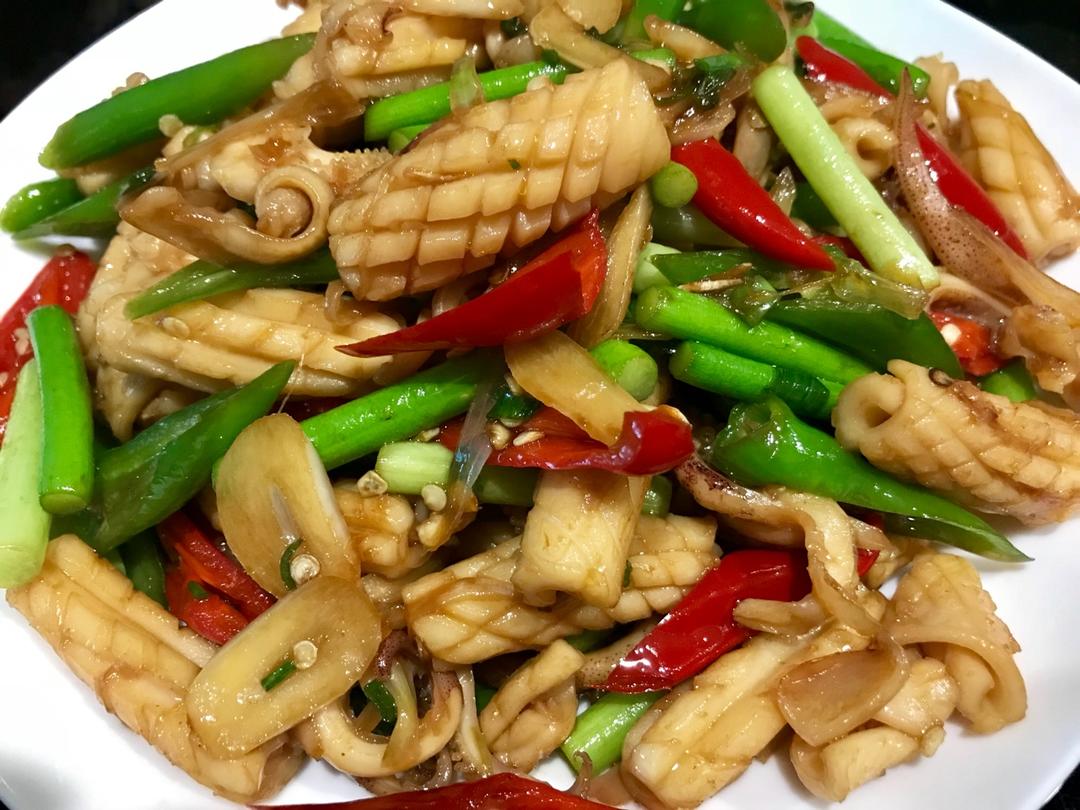 yxm0407做的爆炒鱿鱼干