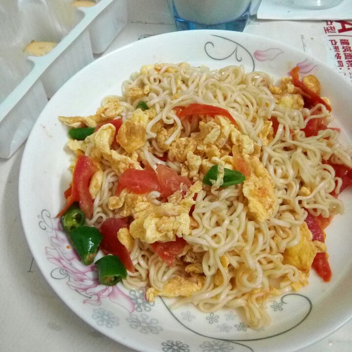 西红柿蛋炒面