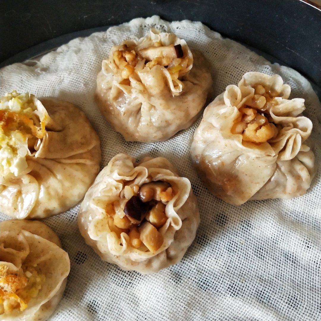 【蛋黄肉松烧卖×糯米猪肉烧卖】