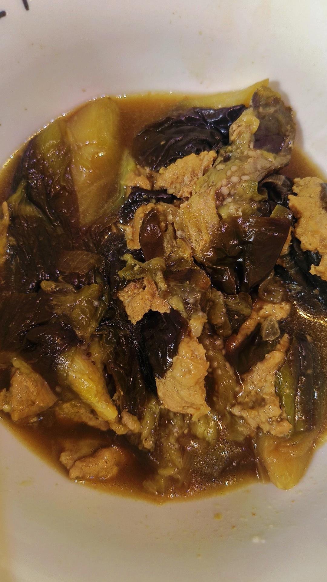 超级简单又好吃的茄子夹肉馅