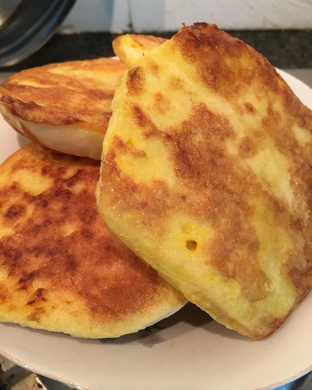 鸡蛋煎馒头片