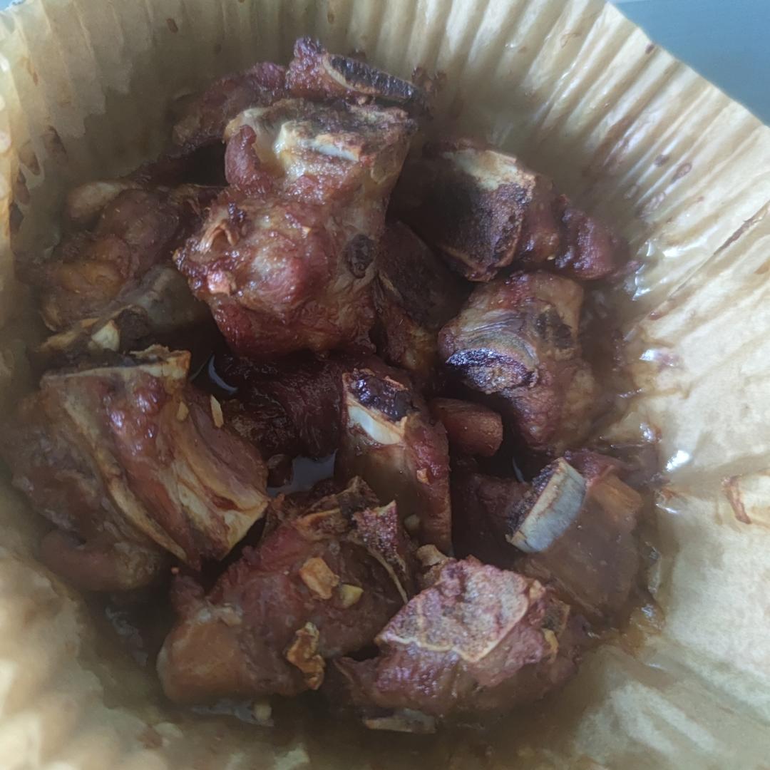 空气炸锅蒜香排骨，巨香巨好吃，简单易操作