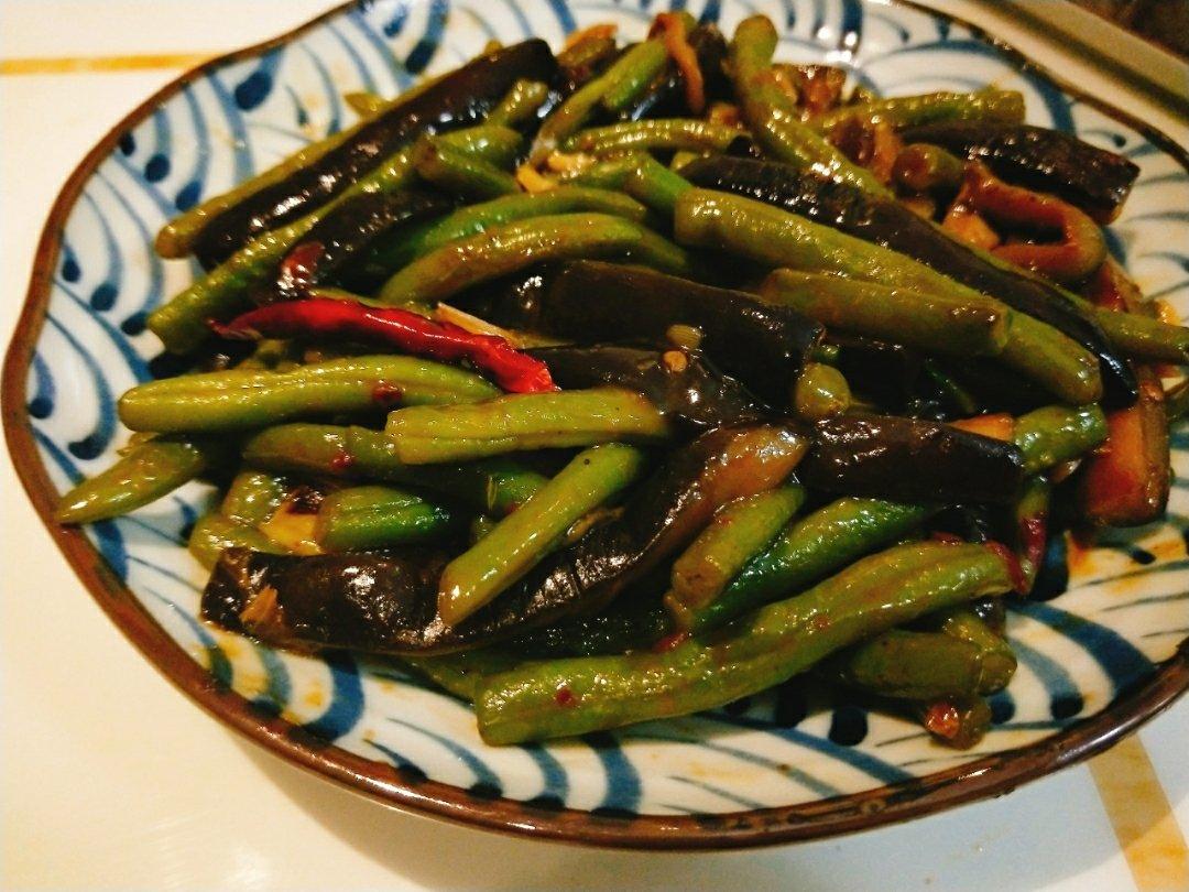 豆角烧茄子