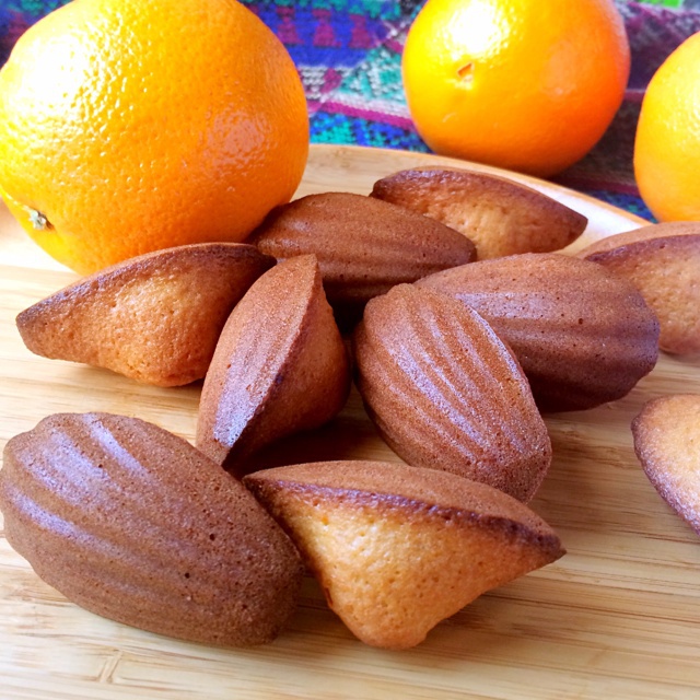 我很家常做的香橙玛德琳