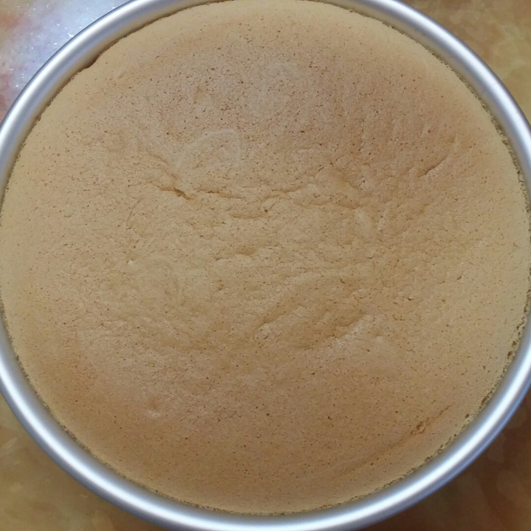超好记八寸戚风蛋糕（后蛋法）