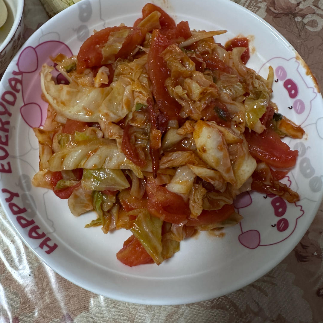 大头菜炒西红柿
