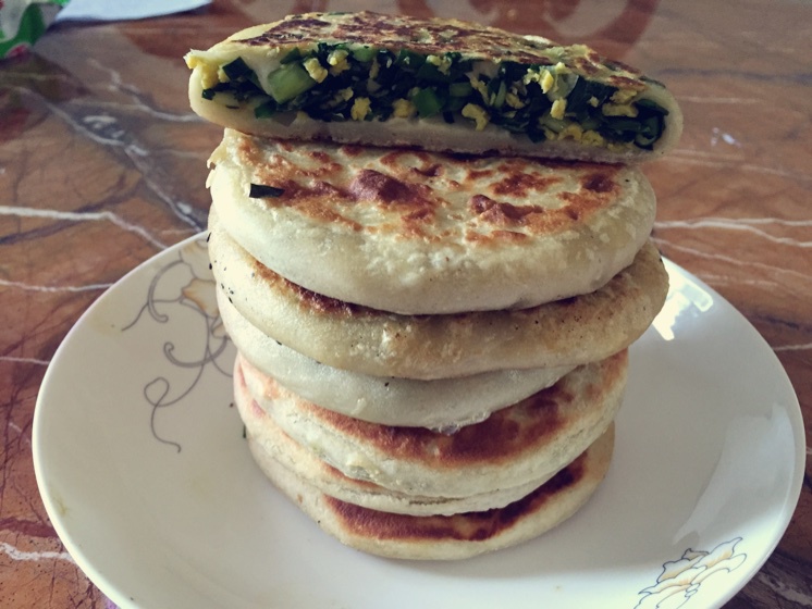 韭菜鸡蛋馅饼