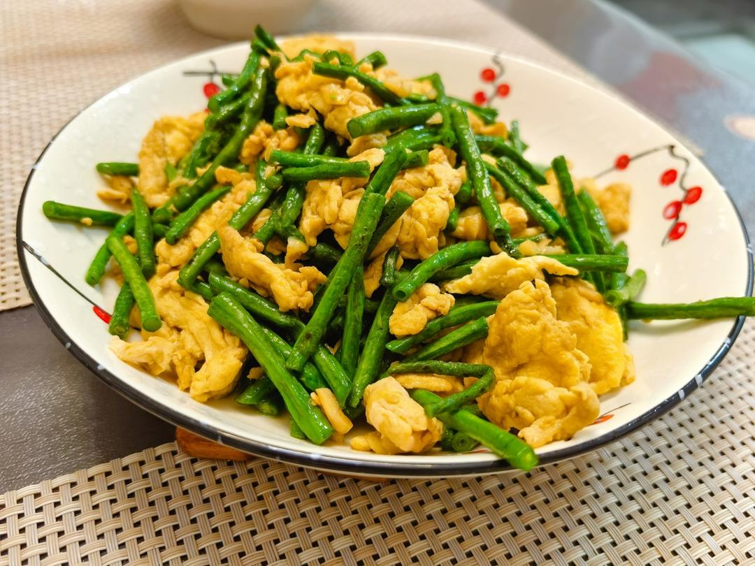 豆角炒蛋超级下饭菜，不好吃算我输