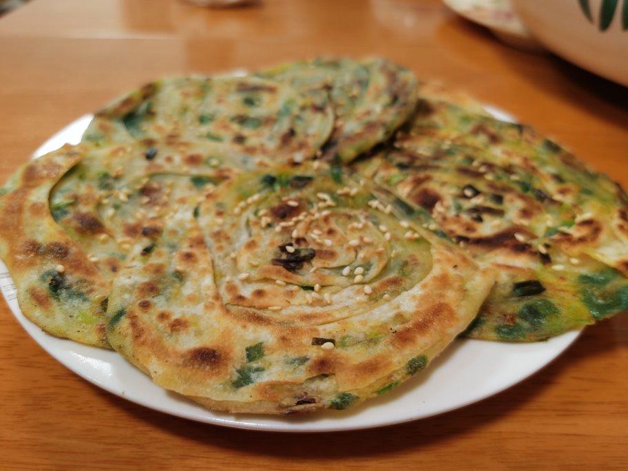 饺子皮葱油饼