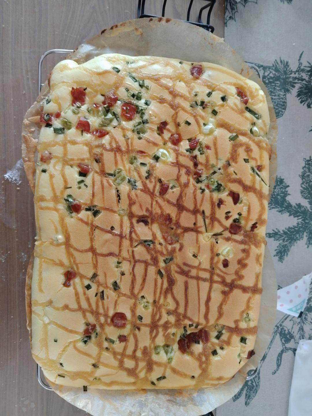 少油无糖吃了还想吃的肉松香葱蛋糕