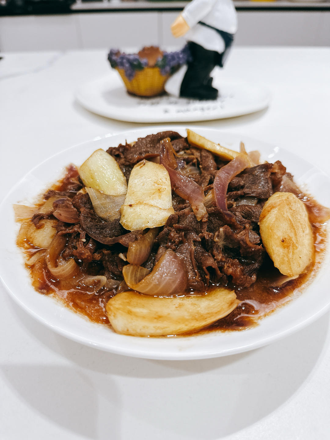 牛里脊炒茭白洋葱（美善品版）