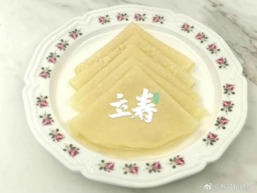 立春吃春饼 这样做揭开不破皮 薄如蝉翼 柔软劲道 附细节视频详解