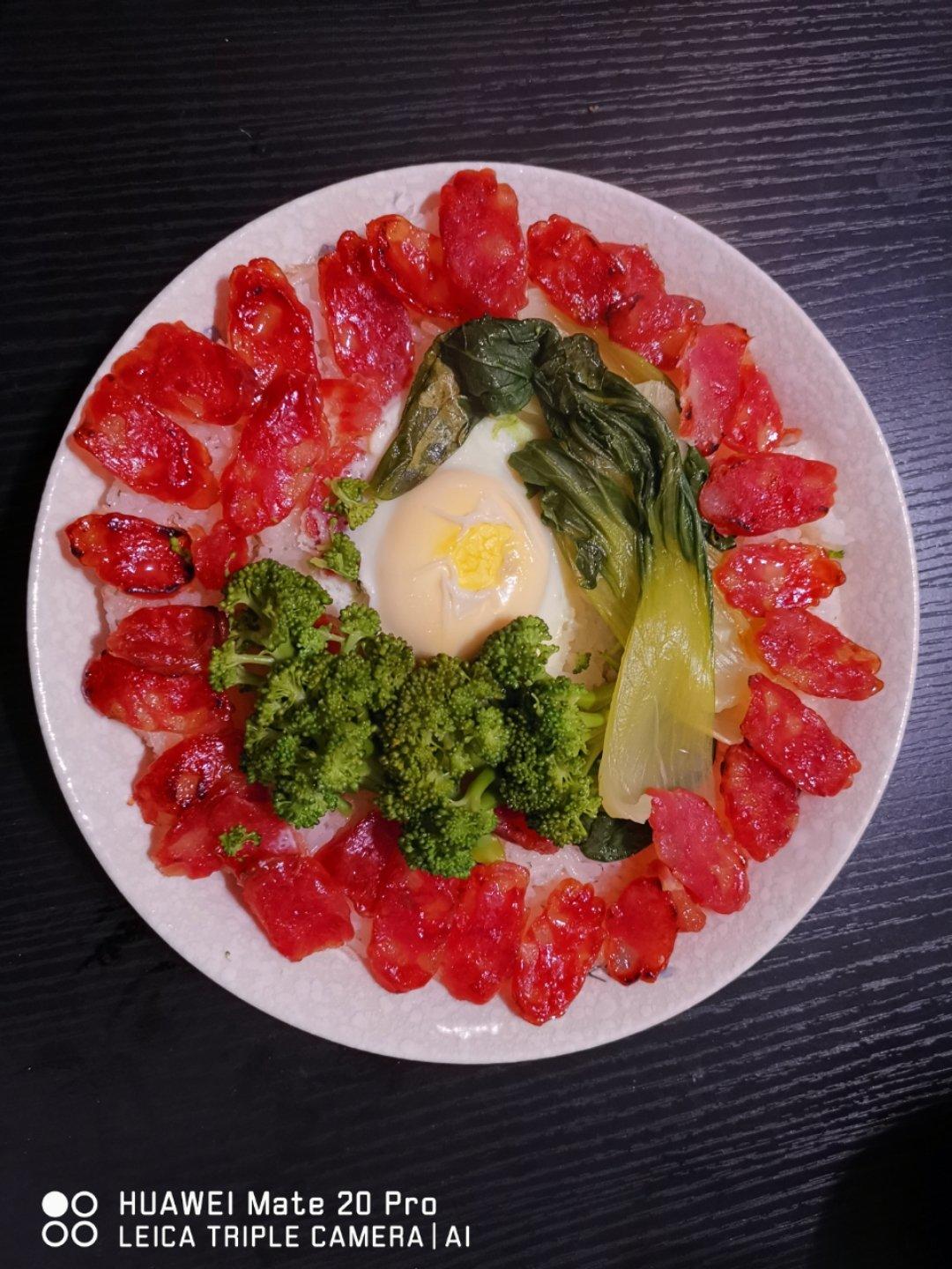 腊味煲仔饭（电饭煲版）