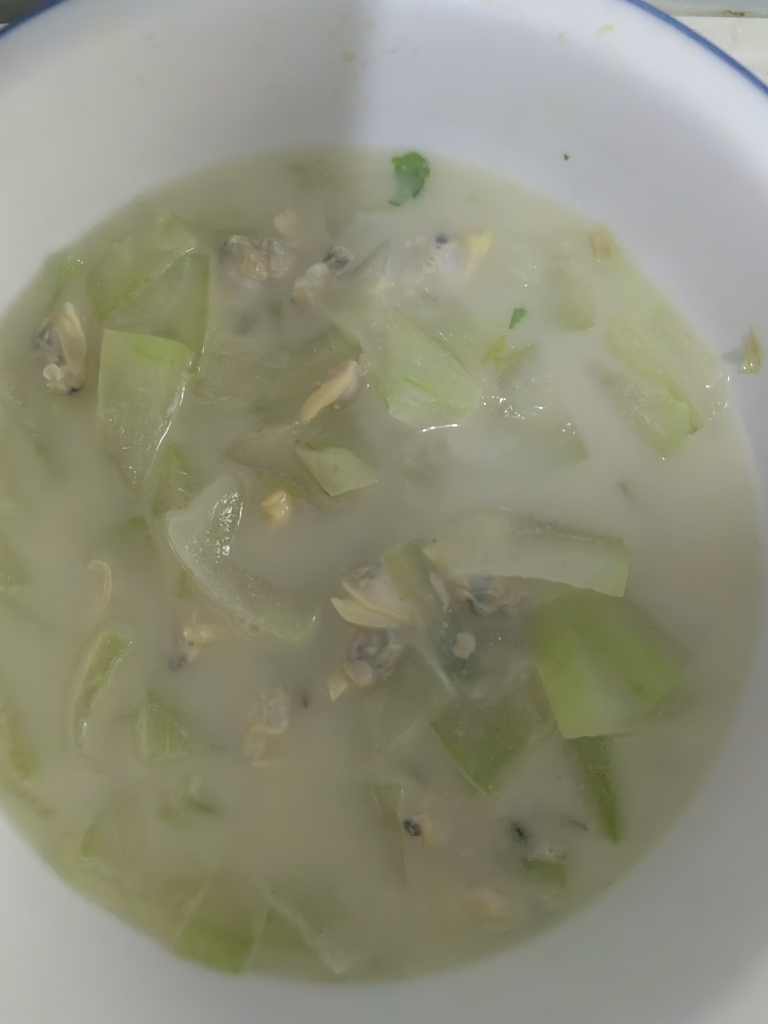 简易版冬瓜蛤蜊汤的做法