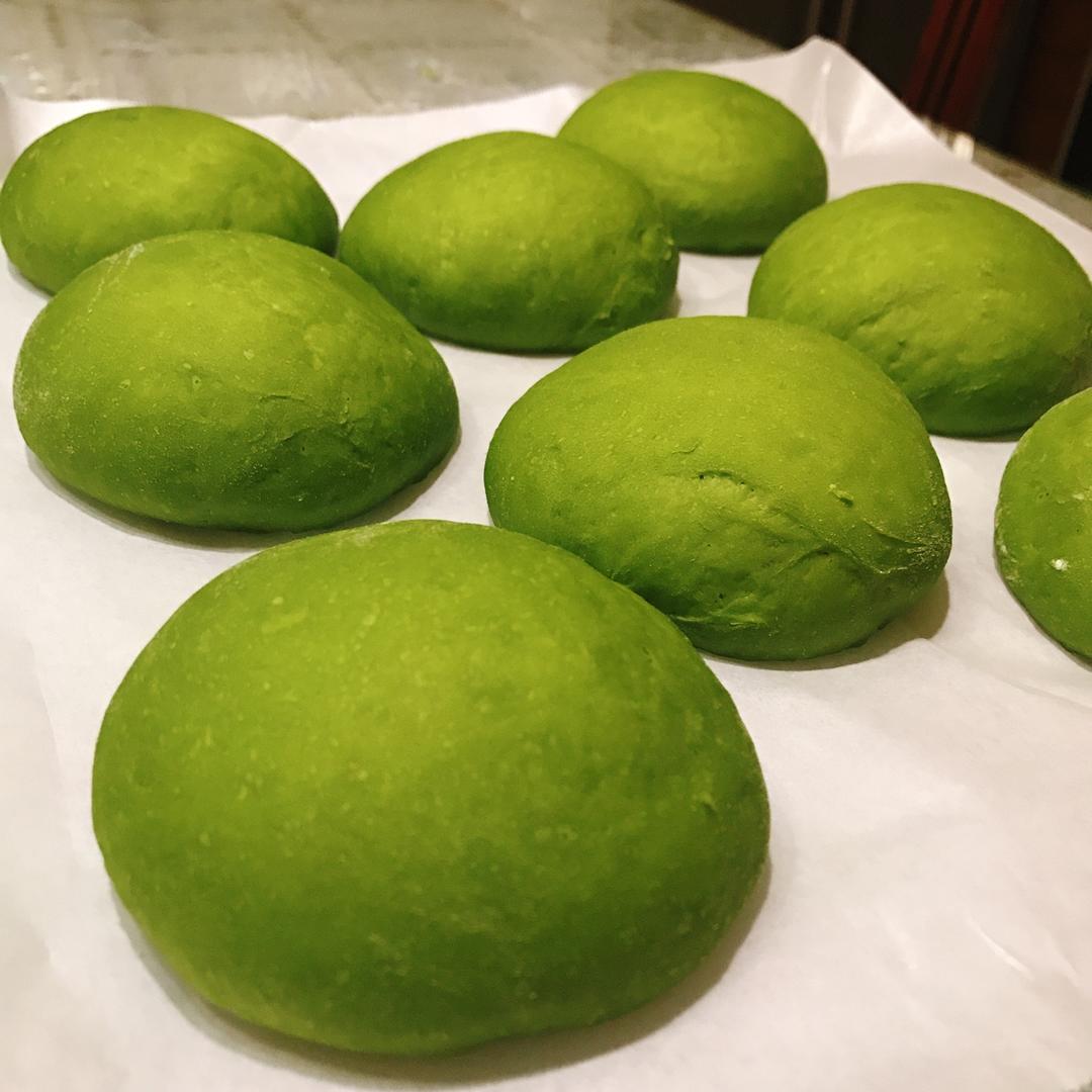 抹茶冰心小面包