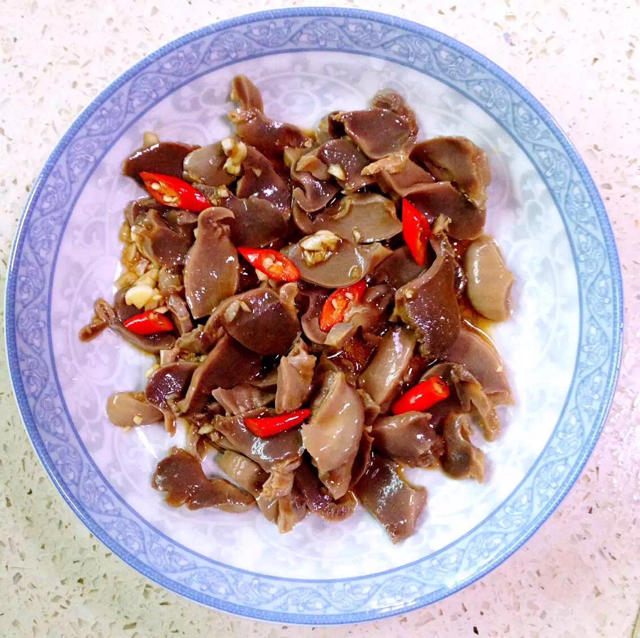 凉拌鸡胗