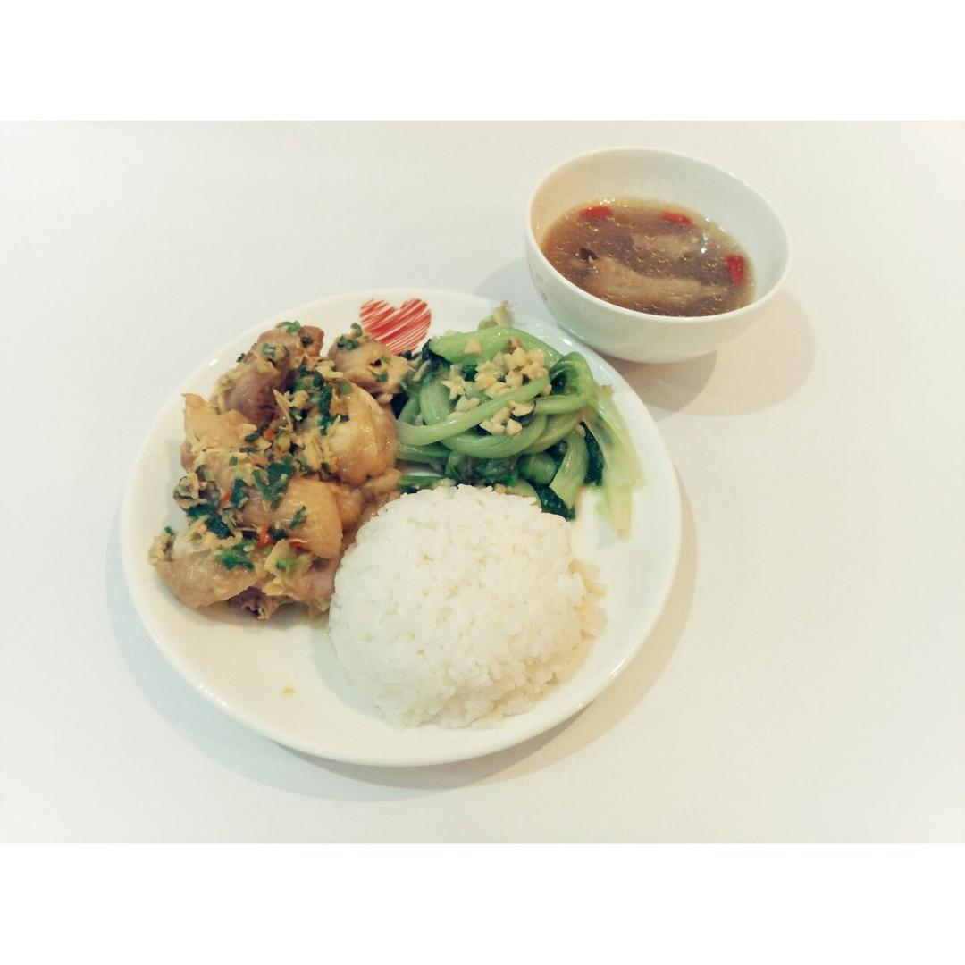 葱油鸡腿
