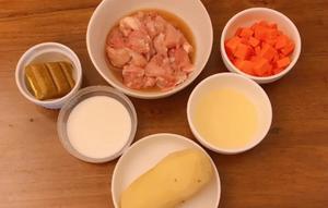 日式咖哩鸡肉饭的做法 步骤1