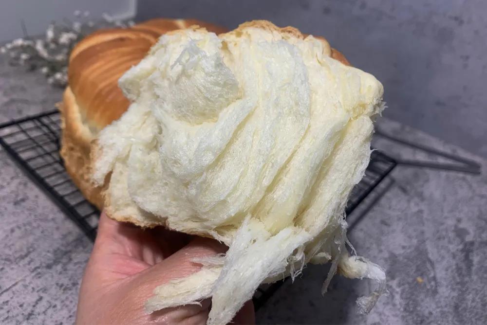 纯奶手撕吐司的做法 步骤1