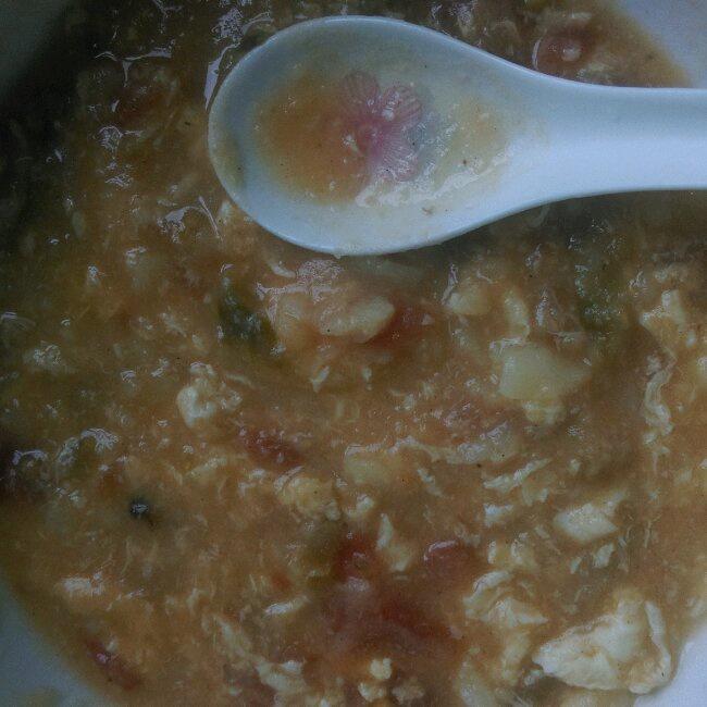 番茄土豆泥榨菜汤的做法