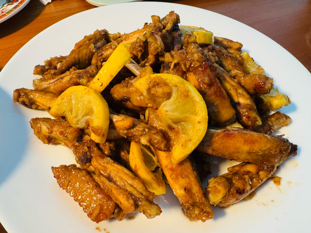 柠檬鸡翅（两人份）