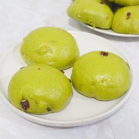 菠菜汁蔓越莓馒头