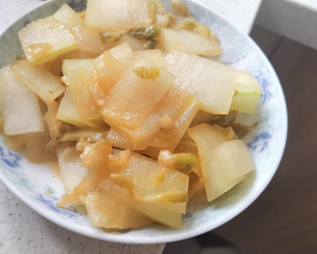 （零厨艺下饭）榨菜炒冬瓜的做法