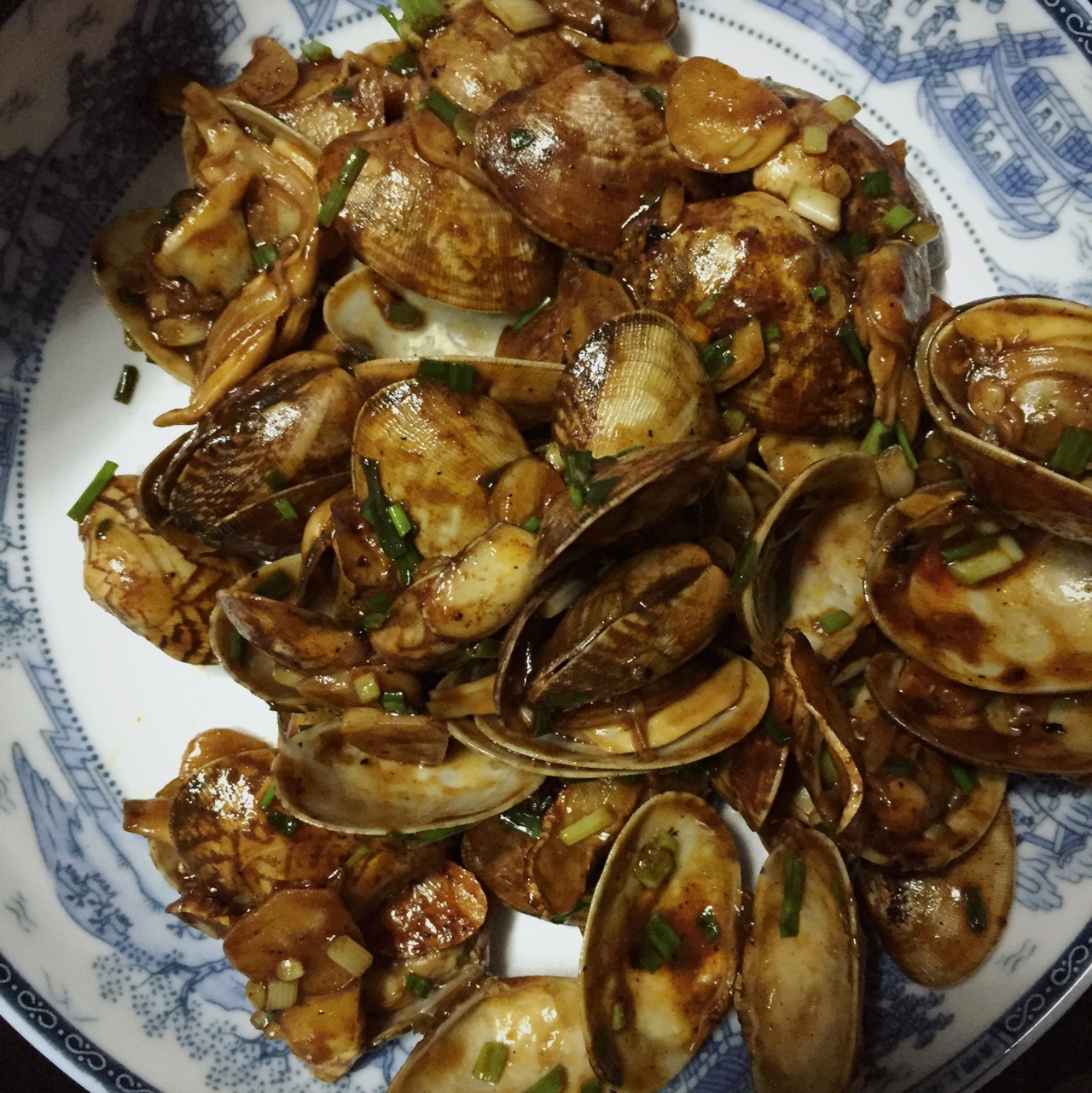 辣炒花蛤