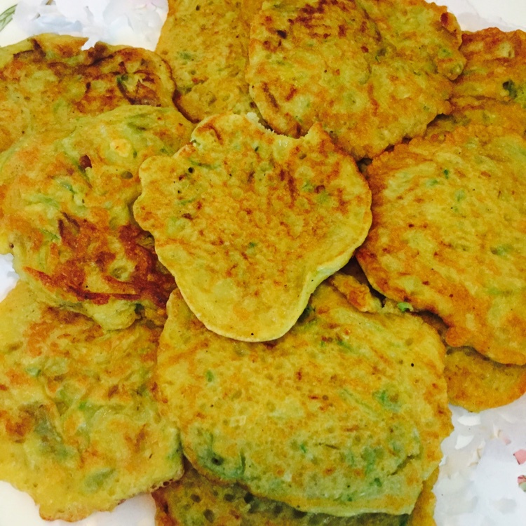 奥苒做的美味丝瓜饼