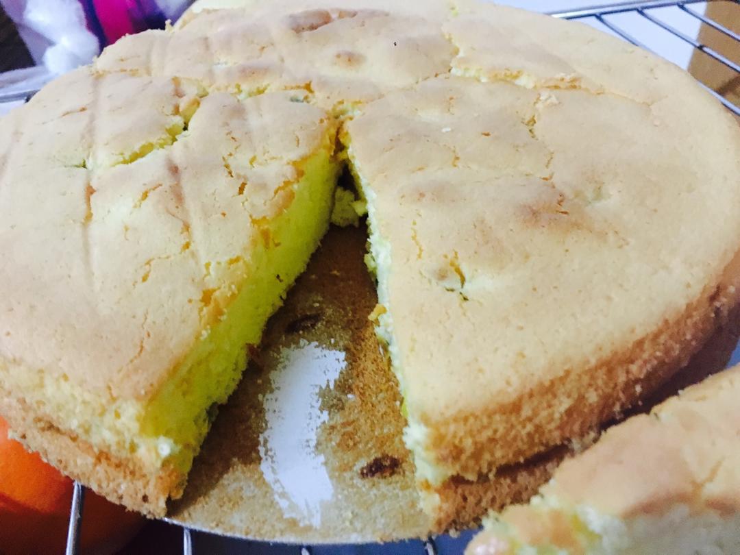 浓郁百香果戚风(圆模版)