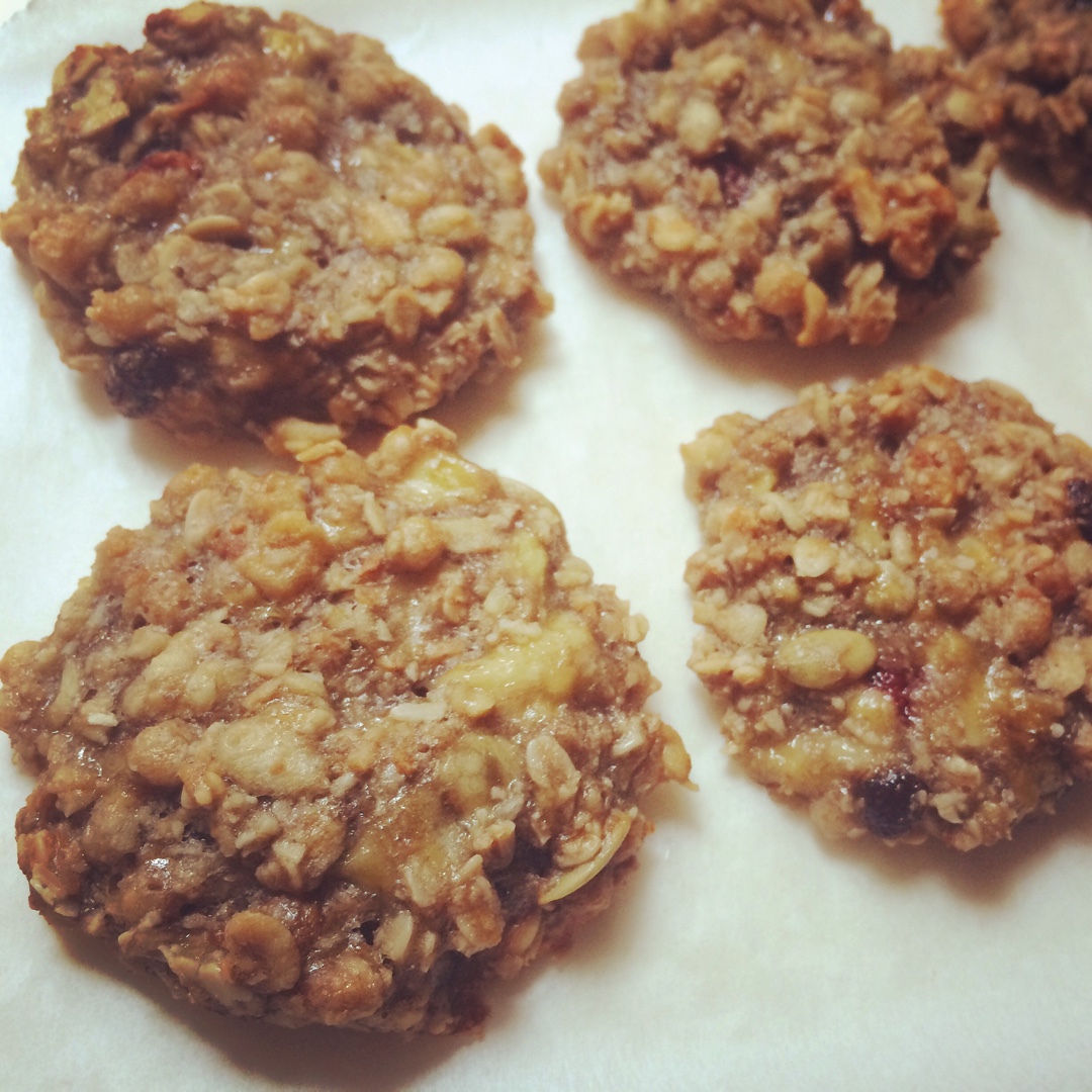 【在美味中减脂增肌】无糖无油无面粉香蕉燕麦巧克力软曲奇