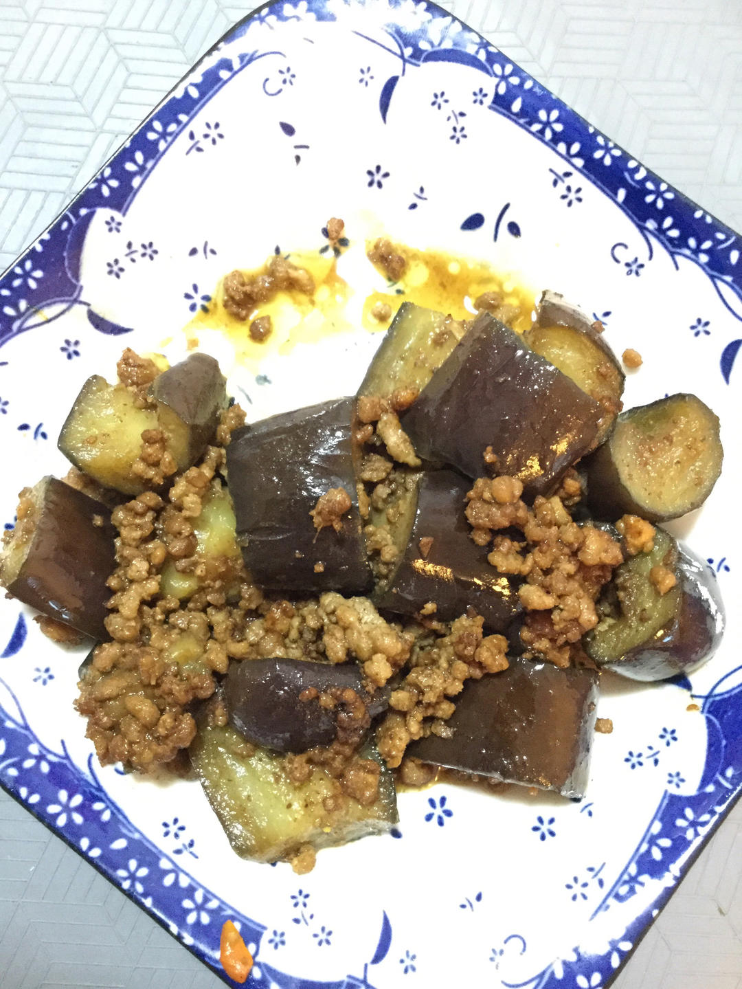 塔香肉沫茄子，教你一招炒茄子不会变色的零失败技巧
