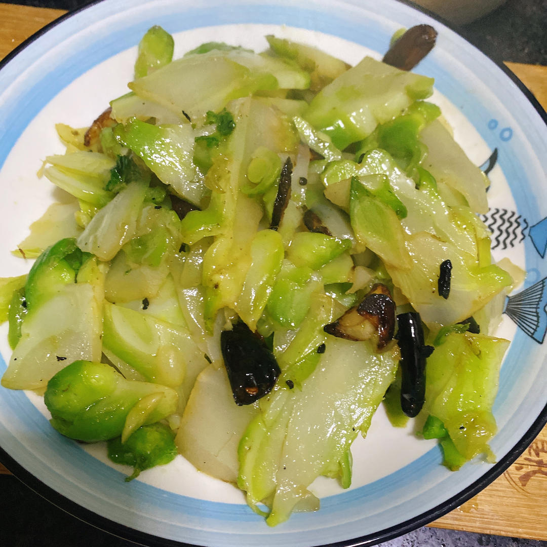 清炒儿菜（清香翠绿超好吃）