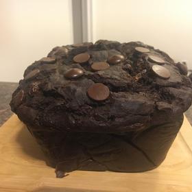 巧克力西葫芦快手面包（健康巧克力“蛋糕”）丨健康·烘焙