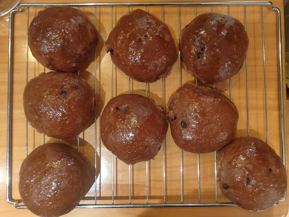 双重巧克力口感---爆浆可可小面包