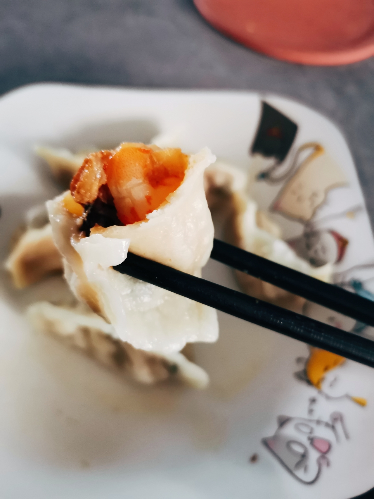 虾仁玉米鲜肉饺子