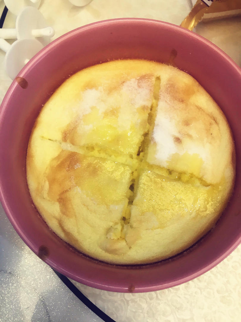 烤舒芙蕾🥞简单方便一次成功～口感绵密好吃😋